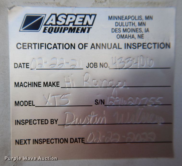 image for item KW9336 1997 Ford F800  forestry bucket truck