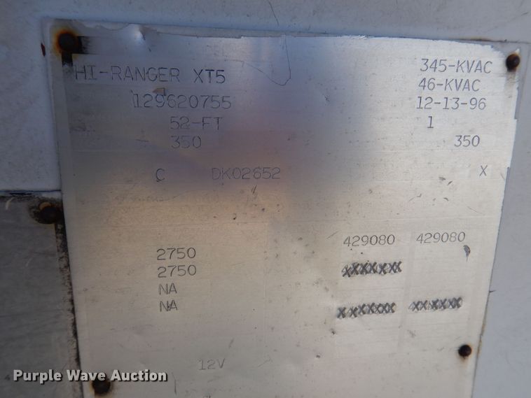 image for item KW9336 1997 Ford F800  forestry bucket truck