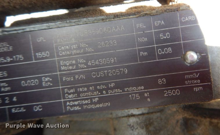 image for item KW9336 1997 Ford F800  forestry bucket truck