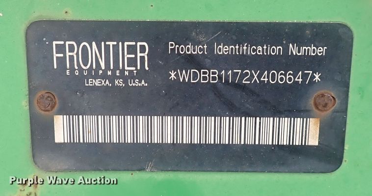image for item LD9641 Frontier BB1172  box blade