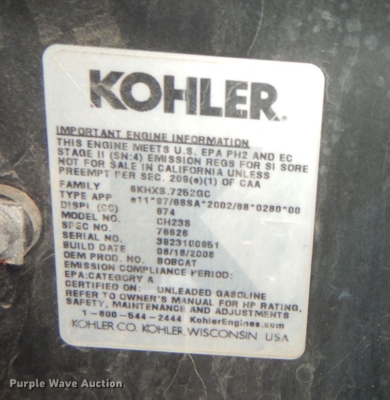 image for item LG9856 Miller Bobcat 225  welder/generator