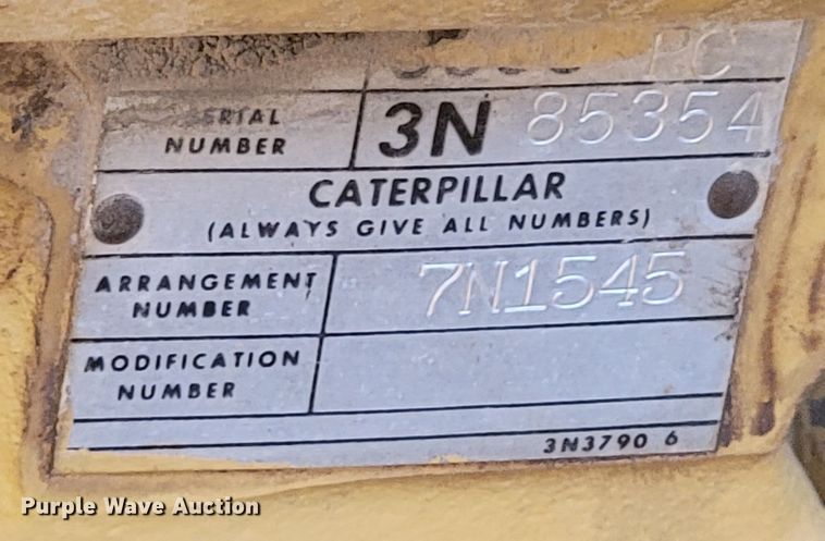 image for item LL9572 1979 Caterpillar 627B  conventional scraper