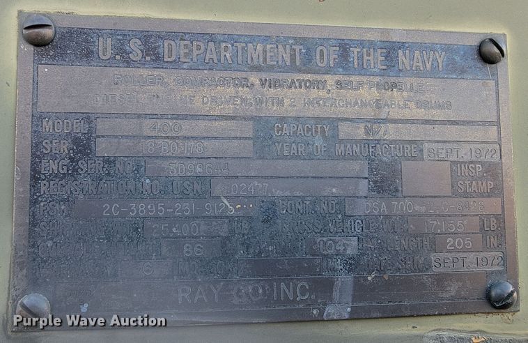 image for item LL9580 Raygo Rascal  single drum roller