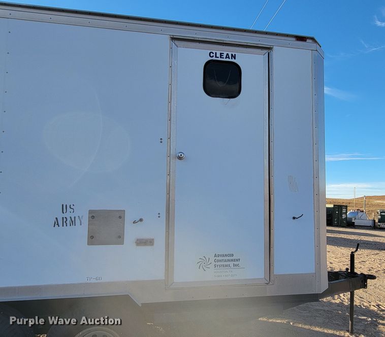 image for item LL9581 1997 Advanced Containment Systems DTD143  decontamination trailer