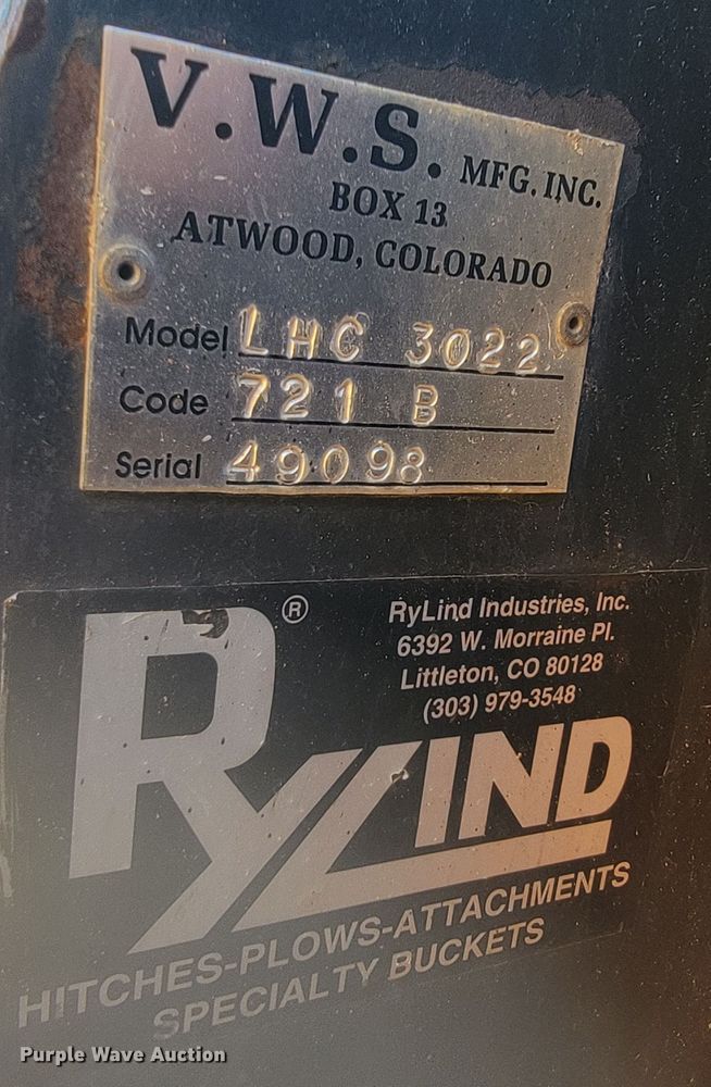 image for item LL9587 1998 Case 721B  wheel loader