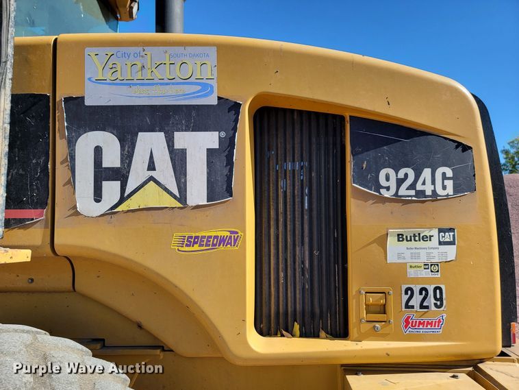 image for item LL9596 2007 Caterpillar 924G  wheel loader