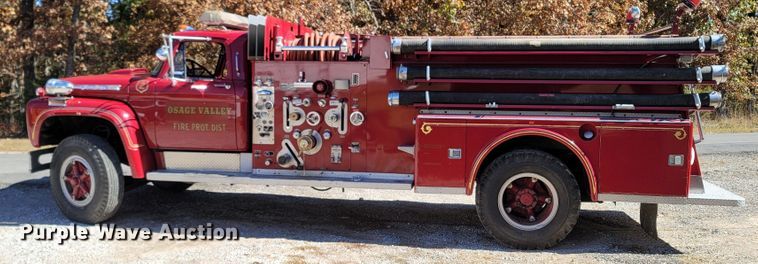image for item LN9695 1962 Ford F950 Super Duty  pumper fire truck