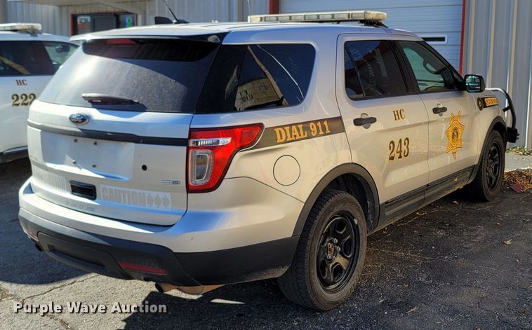 image for item LN9698 2015 Ford Explorer Police Interceptor  SUV
