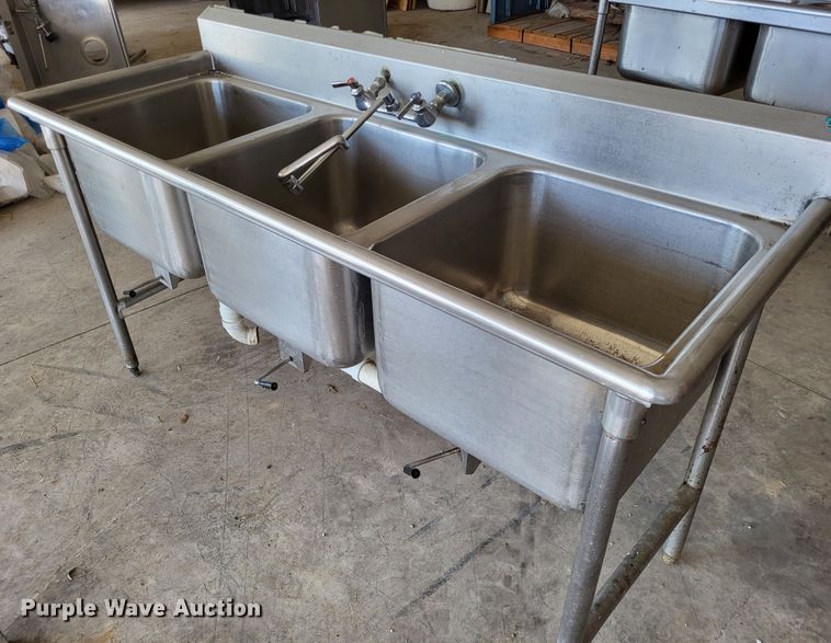 image for item LR9040 (3) stainless steel sinks