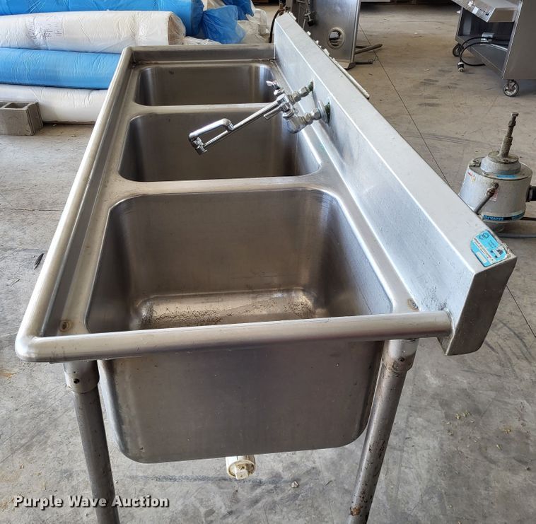 image for item LR9040 (3) stainless steel sinks