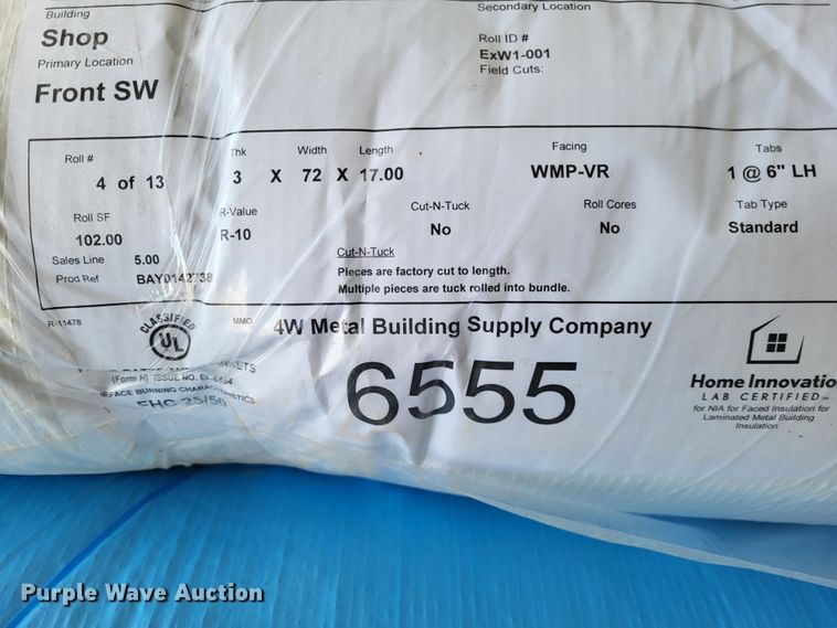 image for item LR9044 Approximately 25 rolls of insulation