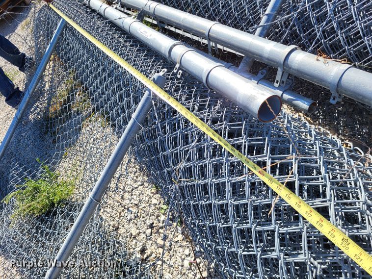 image for item LR9056 10' H chain link fencing and posts