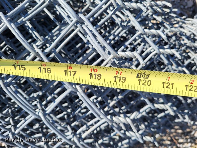 image for item LR9056 10' H chain link fencing and posts