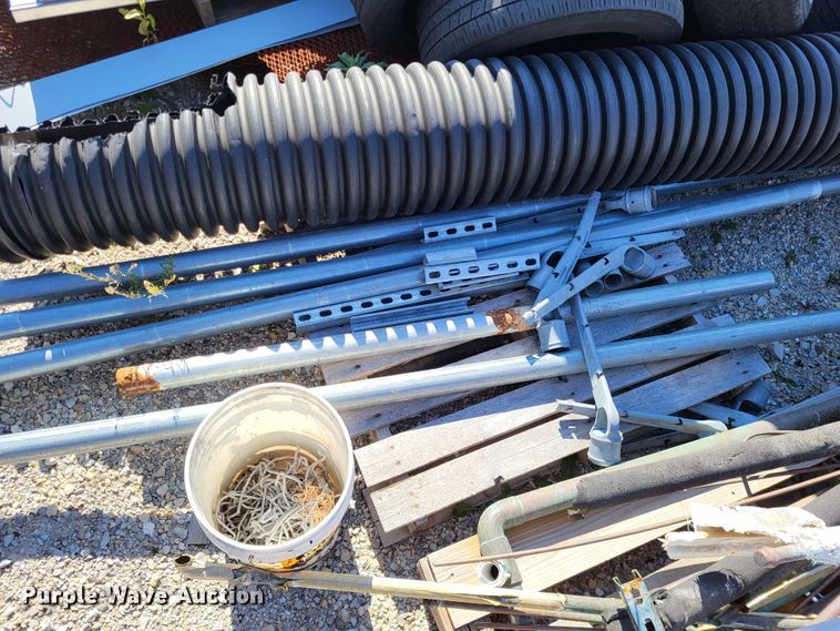 image for item LR9056 10' H chain link fencing and posts