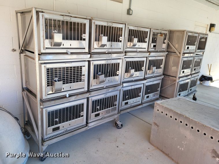 image for item LR9057 Stainless steel animal cages