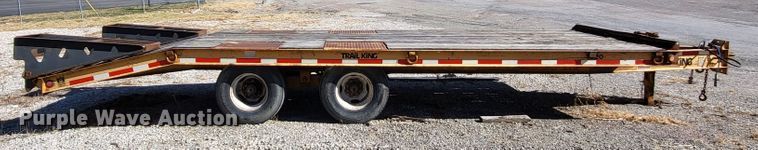 image for item LR9058 1998 Trail King TK20  equipment trailer