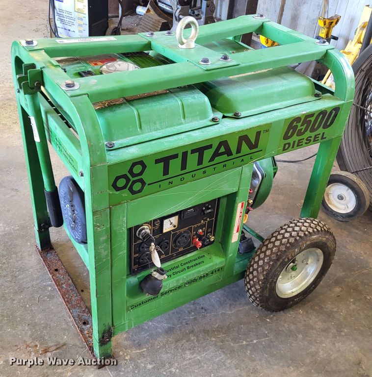 image for item LR9062 Titan Industrial 6500  generator
