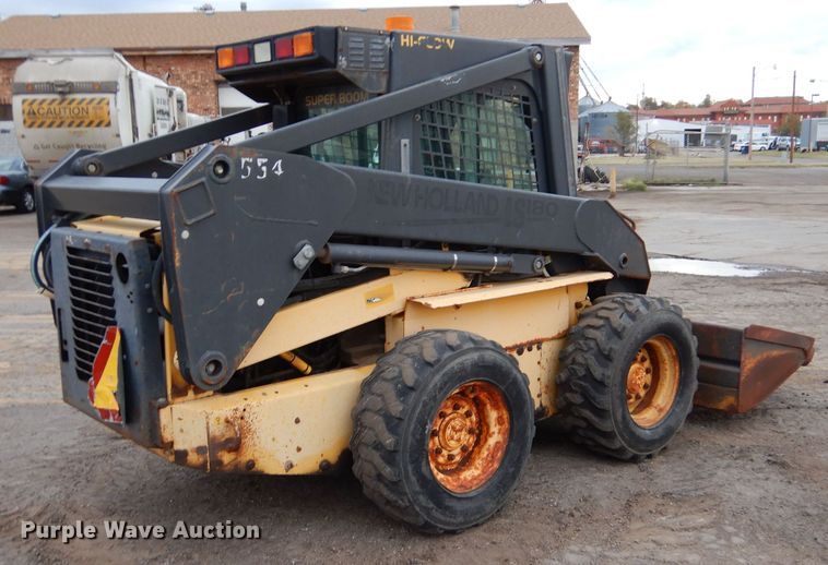 image for item LU9731 New Holland LS180  skid steer loader
