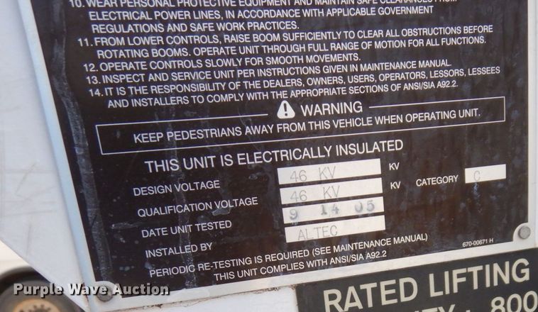 image for item LY9224 2005 Freightliner Business Class M2  bucket truck