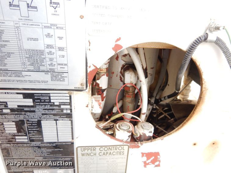 image for item LY9225 2001 Freightliner FL70  digger derrick truck