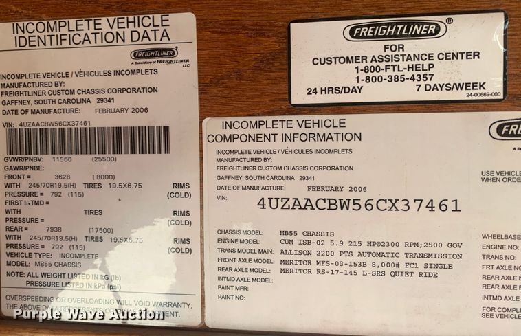 image for item MH9822 2007 Freightliner Double K Villager 208  trolley