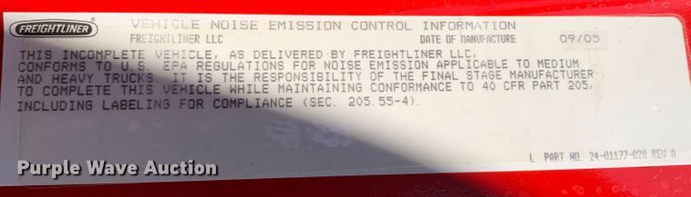 image for item MH9823 2006 Freightliner Business Class M2  oil distributor truck