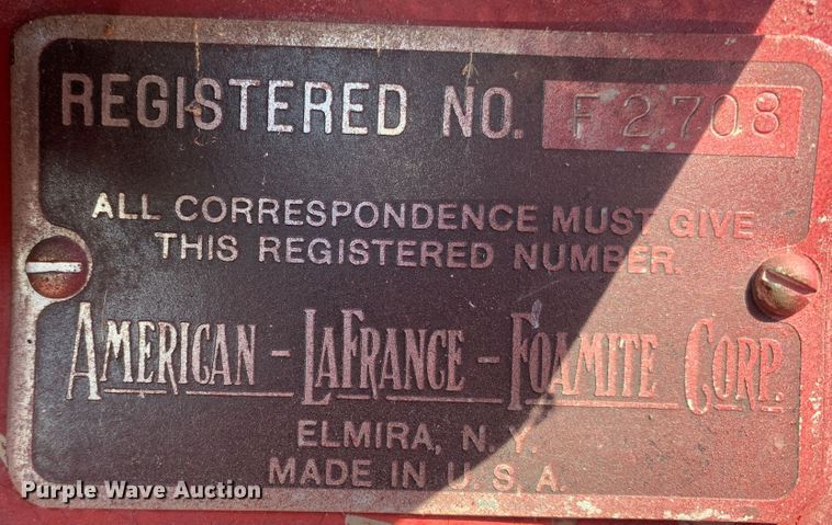 image for item MH9826 1954 Ford F800  pumper fire truck