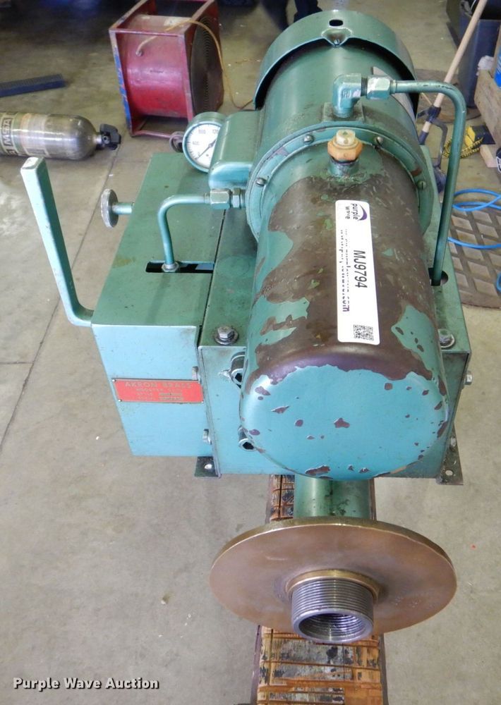 image for item MJ9794 Akron Brass 81  fire hose repair machine