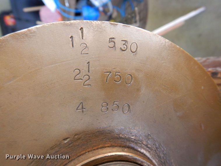 image for item MJ9794 Akron Brass 81  fire hose repair machine