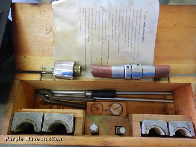 image for item MJ9794 Akron Brass 81  fire hose repair machine