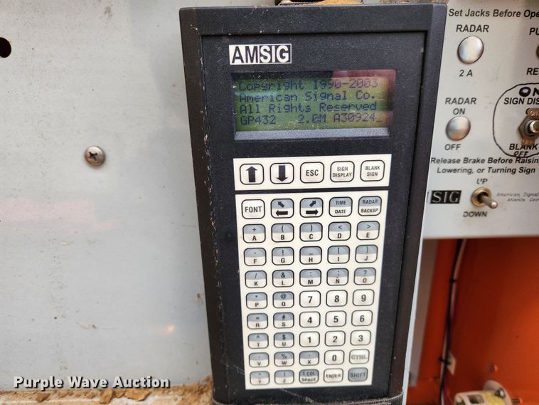 image for item MK9507 (3) AM SIG message board trailers