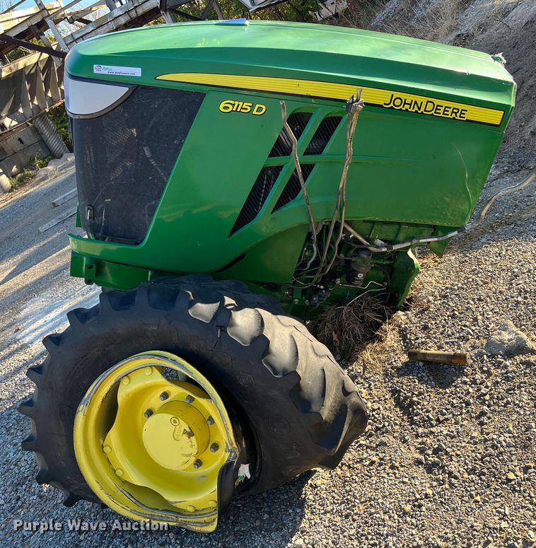 image for item MN9361 2015 John Deere 6115D  MFWD tractor