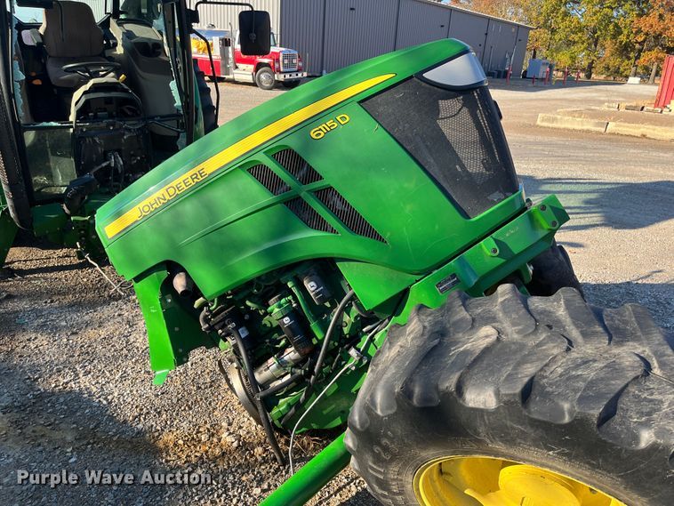 image for item MN9361 2015 John Deere 6115D  MFWD tractor