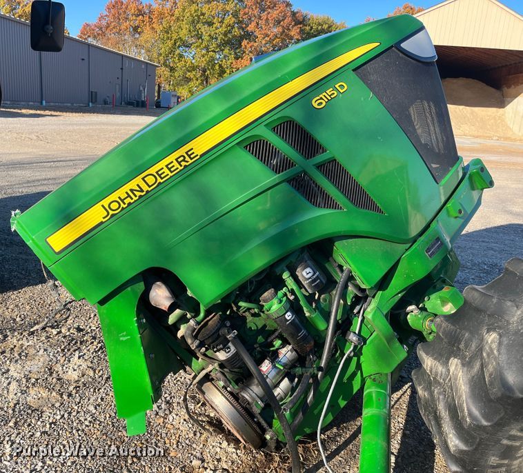 image for item MN9361 2015 John Deere 6115D  MFWD tractor