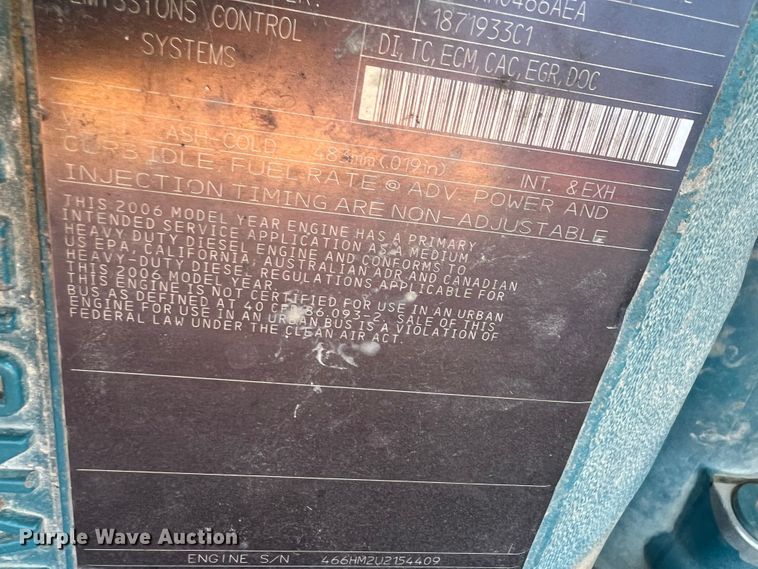 image for item MR9979 2008 International CE300  school bus