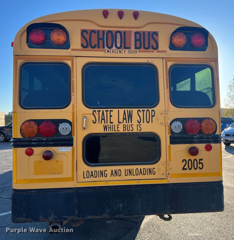 image for item MR9981 2005 Blue Bird Vision  school bus