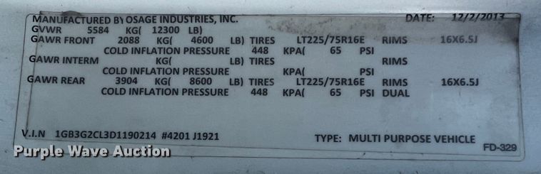 image for item MR9987 2013 Chevrolet Express G3500  ambulance