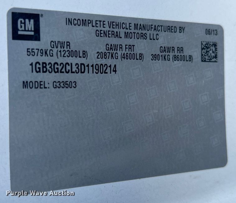 image for item MR9987 2013 Chevrolet Express G3500  ambulance