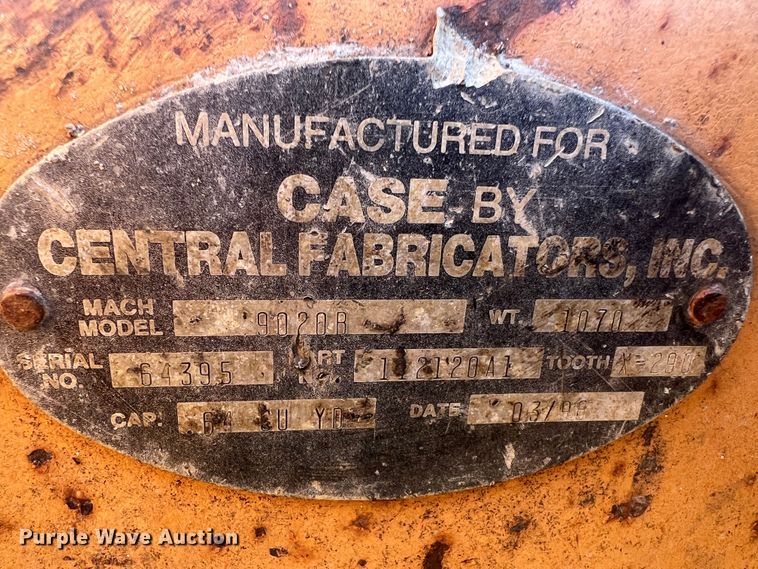 image for item MS9004 1998 Case 9020B  excavator