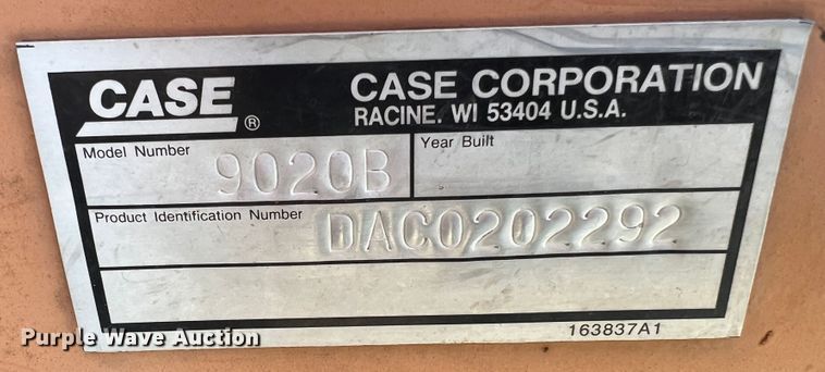 image for item MS9004 1998 Case 9020B  excavator