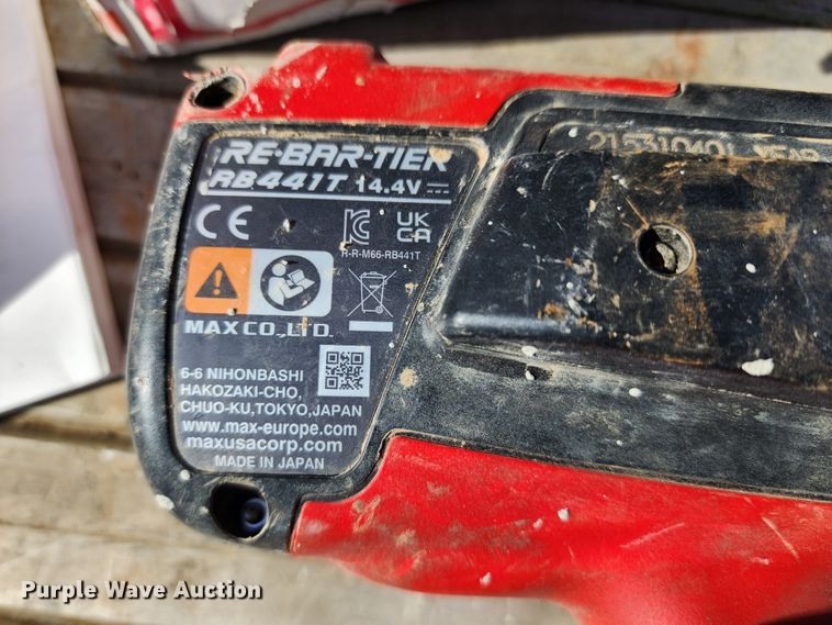 image for item DM4802 Max USA TwinTier Max RB441T  re-bar wire tier