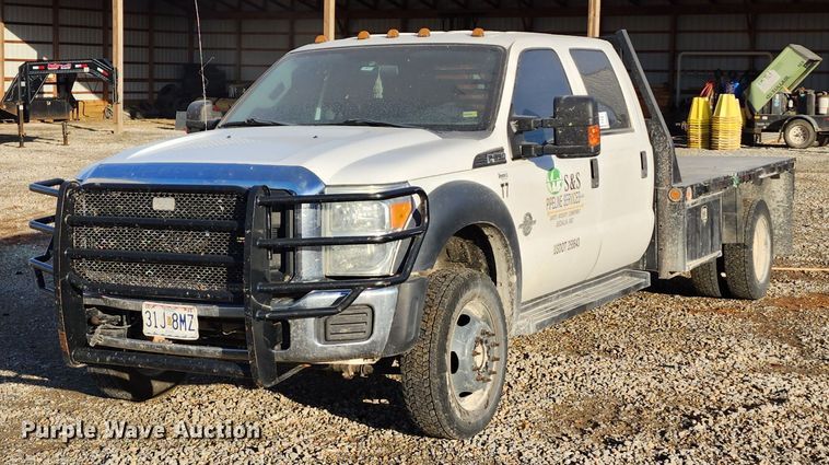 image for item DM4807 2014 Ford F550 Super Duty  flatbed truck