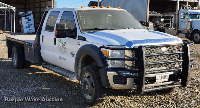 image for item DM4807 2014 Ford F550 Super Duty  flatbed truck