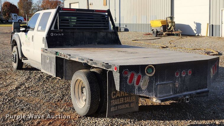 image for item DM4807 2014 Ford F550 Super Duty  flatbed truck