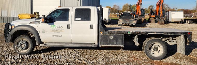 image for item DM4807 2014 Ford F550 Super Duty  flatbed truck