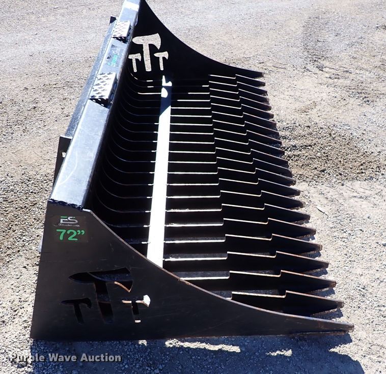 image for item DN6919 Express Steel  72" W skid steer rock bucket