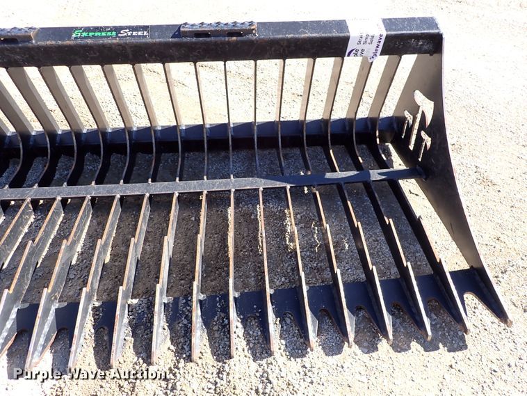 image for item DN6919 Express Steel  72" W skid steer rock bucket