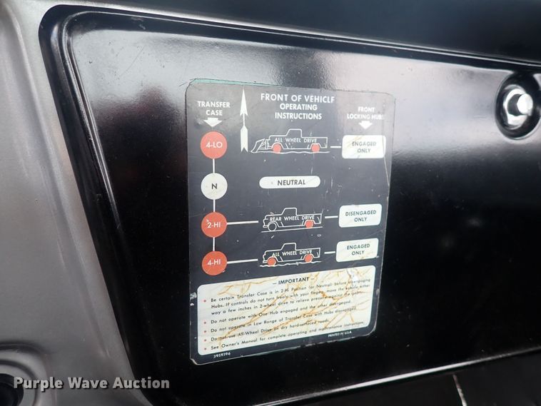 image for item DQ3081 1970 Chevrolet  K10  pickup truck