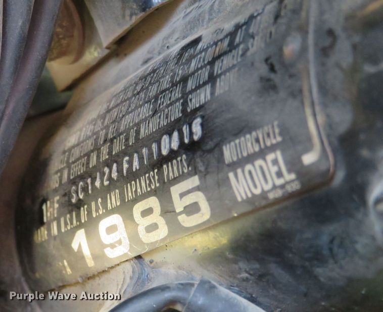 image for item DR0129 1985 Honda Gold Wing Aspencade  motorcycle