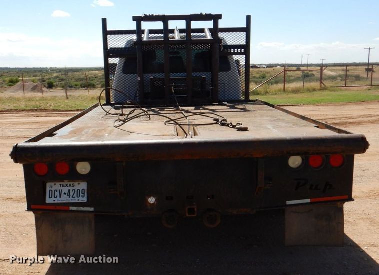 image for item DR2078 2014 Ford F550 Super Duty  Crew Cab flatbed truck